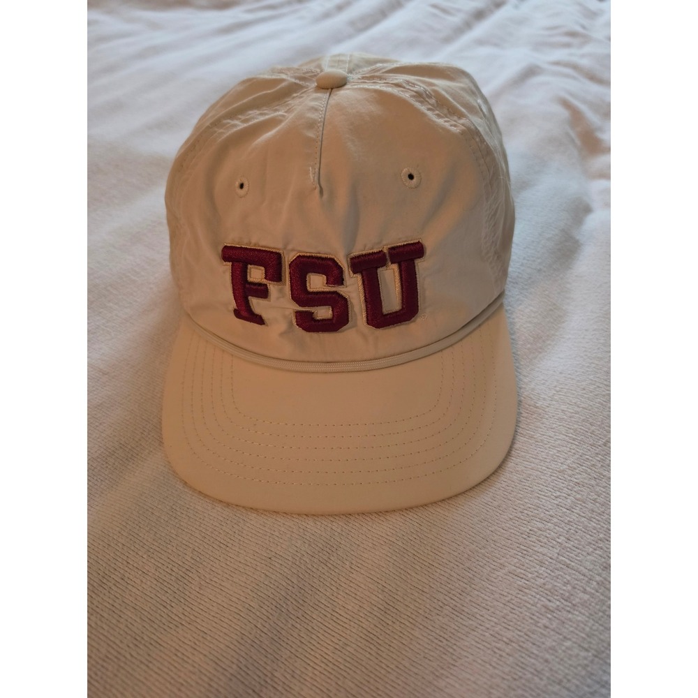 Legacy FSU Florida State University Seminoles Rope Hat Cream Snapback Cap Mens